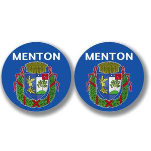 2 badges adhésifs, 06 MENTON