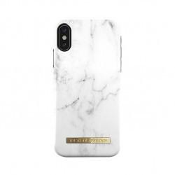 iDeal Of Sweden - Coque Rigide Fashion White Marble - Couleur : Blanc - Modèle : iPhone Xs