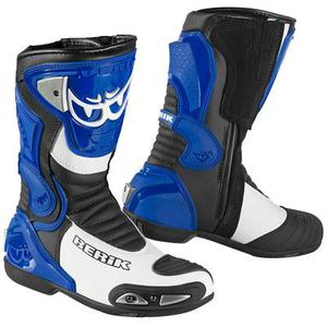 Berik Losail Bottes de moto, bleu, taille 42