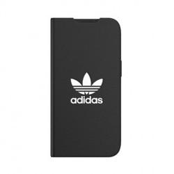Adidas - Etui Avec Coque Arrière Intégrée Trefoil - Couleur : Noir - Modèle : iPhone 13 Pro