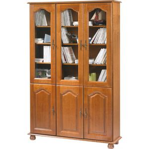 Bibliothèque Chêne 6 Portes Largeur 120 cm