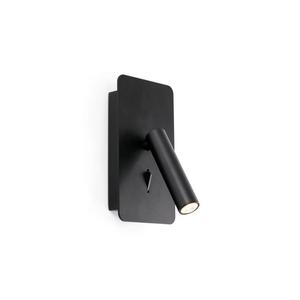 SUAU-Applique murale LED Métal H17cm Noir
