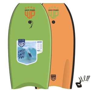 Planche de bodyboard Woop EPS - Vert Orange - 37'