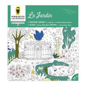 Loisirs Créatifs 'Mes posters à colorier'' Le jardin Pirouette C