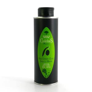Huile d’olive aromatisée basilic menthe – moulin castelas