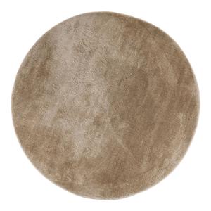 BLOOM - Tapis Doux Rond à Poils Ras Sable Ø160cm