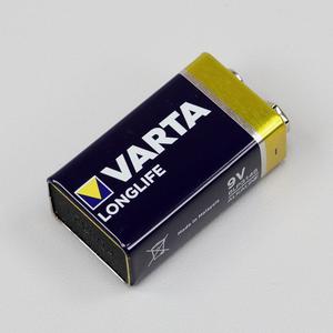 Pile alcaline Longlife 6LR61 Varta (à l'unité)