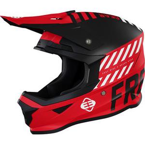 Freegun XP4 Danger Casque de motocross, noir-rouge, taille XS
