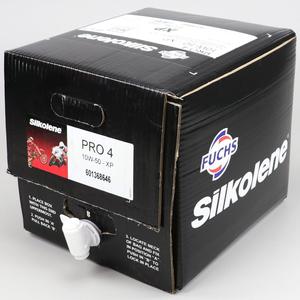 Huile moteur 4T 10W50 Silkolene Pro 4 XP 100% synthèse 20L (bib)