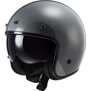LS2 OF601 Bob Solid Casque Jet, gris, taille S