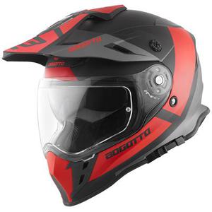 Bogotto V331 Pro Tour Casque Enduro, rouge, taille XL