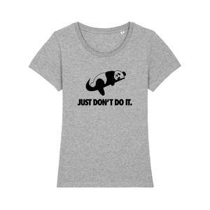 T-shirt Femme - Just Don't Do It - Gris Chiné - Taille M