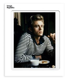 Image Republic - Affiche La Galerie "James Dean" 40 x 50 cm - Blanc