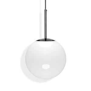OPAL-Suspension LED Polycarbonate/Métal Ø25cm Blanc