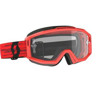 Scott Split OTG lunettes motocross rouges/noires, transparent