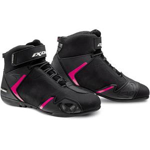 Ixon Gambler WP Chaussures de moto pour dames, noir-rose, taille 41 pour Femmes