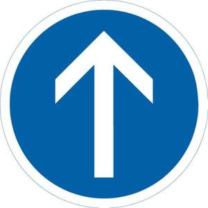 Panneau routier B21b - 450 mm - Classe 1