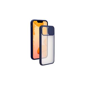BBC - Coque Bi Matière Slide - Couleur : Bleu - Modèle : iPhone 12 Pro