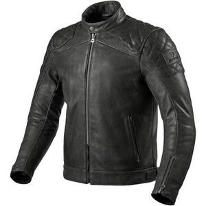 Revit Cordite Veste en cuir de moto, noir, taille 46