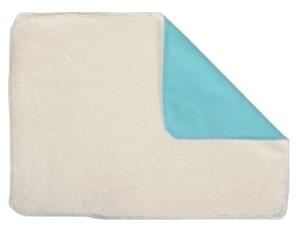 LES TENDANCES D'EMMA Serviette à Langer Nomade - 50x70 cm Blanc / Bleu