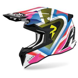 Airoh Strycker View Casque de motocross, multicolore, taille XS