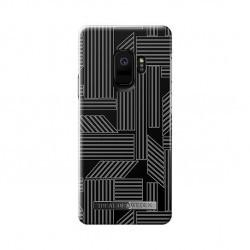 iDeal Of Sweden - Coque Rigide Fashion Geometric Puzzle - Couleur : Noir - Modèle : Galaxy S9