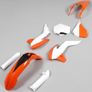 Kit carénages KTM SX 85 (2013 - 2017) Acerbis orange et blanc