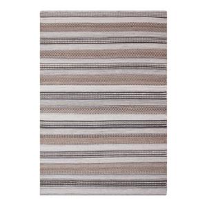 GUISPO - Tapis Jute et Laine Tissé à la Main 160x230 cm Beige et Marron