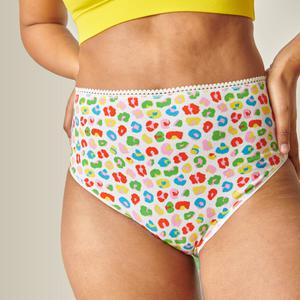 Culotte Taille Haute Coton BIO - Léopardo