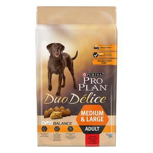 2x10kg PURINA PRO PLAN Duo Délice Adult bœuf, riz - Croquettes pour chien