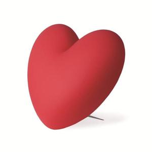 LOVE-Lampe à poser Coeur H40cm Rouge