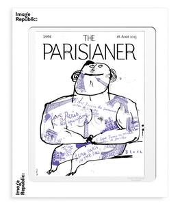 Image Republic - Affiche The Parisianer N46 Bloch 30 x 40 cm - Blanc