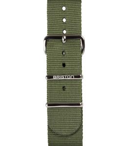 Briston - Bracelet de montre - Vert militaire - Vert