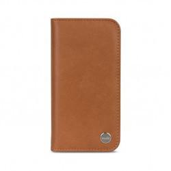 Moshi - Étui portefeuille en fibres textiles Moshi Overture Marron Apple Smartphones iPhone X Avec coque arrière intégrée 34-50€ Moshi Cuir végét