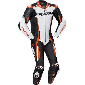 Ixon Vortex 2 Costume en cuir de moto d'une pièce, noir-blanc, taille 4XL