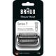 Tête de rasoir BRAUN 73S, cassette pour rasoir électrique Series 7 SH5764 argent nouvelle génération