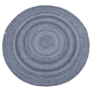 CORVIA - Tapis Ø160cm PET Recyclé Toucher Laine Poivre et Sel