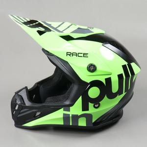 Casque cross Pull-in Race Charcoal