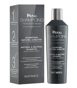 Mon Shampoing - Femme - Shampoing Naturel & Neutre à la kératine végétale 250 ml - Blanc