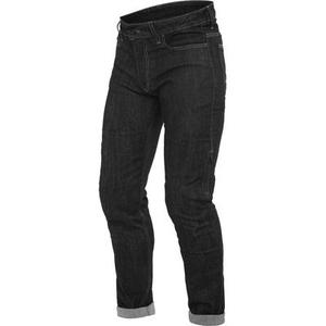 Dainese Denim Regular Pantalon textile de moto, noir, taille 37