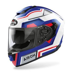 Airoh ST.501 Square Casque, blanc-rouge-bleu, taille XS