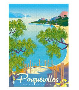 Image Republic - Puzzle Monsieur Z Allée Porquerolles - Bleu