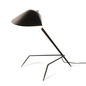 LAMPE TRIPODE-Lampe à poser Tripode Métal H35cm Noir