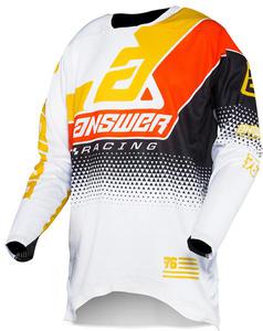 Maillot cross Answer 2020 Elite Korza - Noir Blanc Orange M