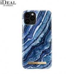 iDeal Of Sweden - Coque Rigide Fashion Indigo Swirl - Couleur : Bleu - Modèle : iPhone 11 Pro