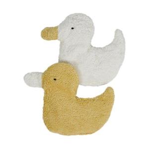 Doudou Hochet Efie Canard 15 cm Coton Bio Organic & Noyau de cerise