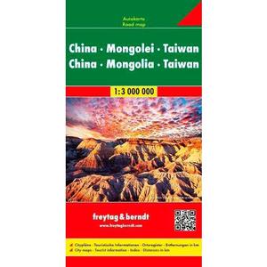 Carte routière - Chine Mongolie Taiwan - 1:3 000 000