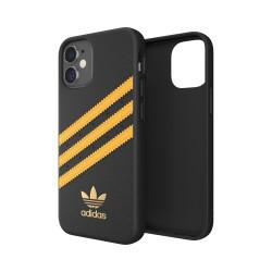 Adidas - Coque Semi-Rigide Samba - Couleur : Noir - Modèle : iPhone 12 Mini