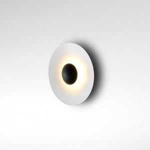 GINGER-Applique LED Métal/Bois Ø20cm Noir