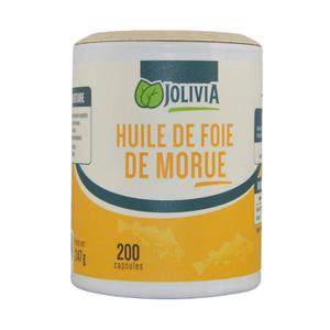 Foie de morue - 200 capsules de 500 mg